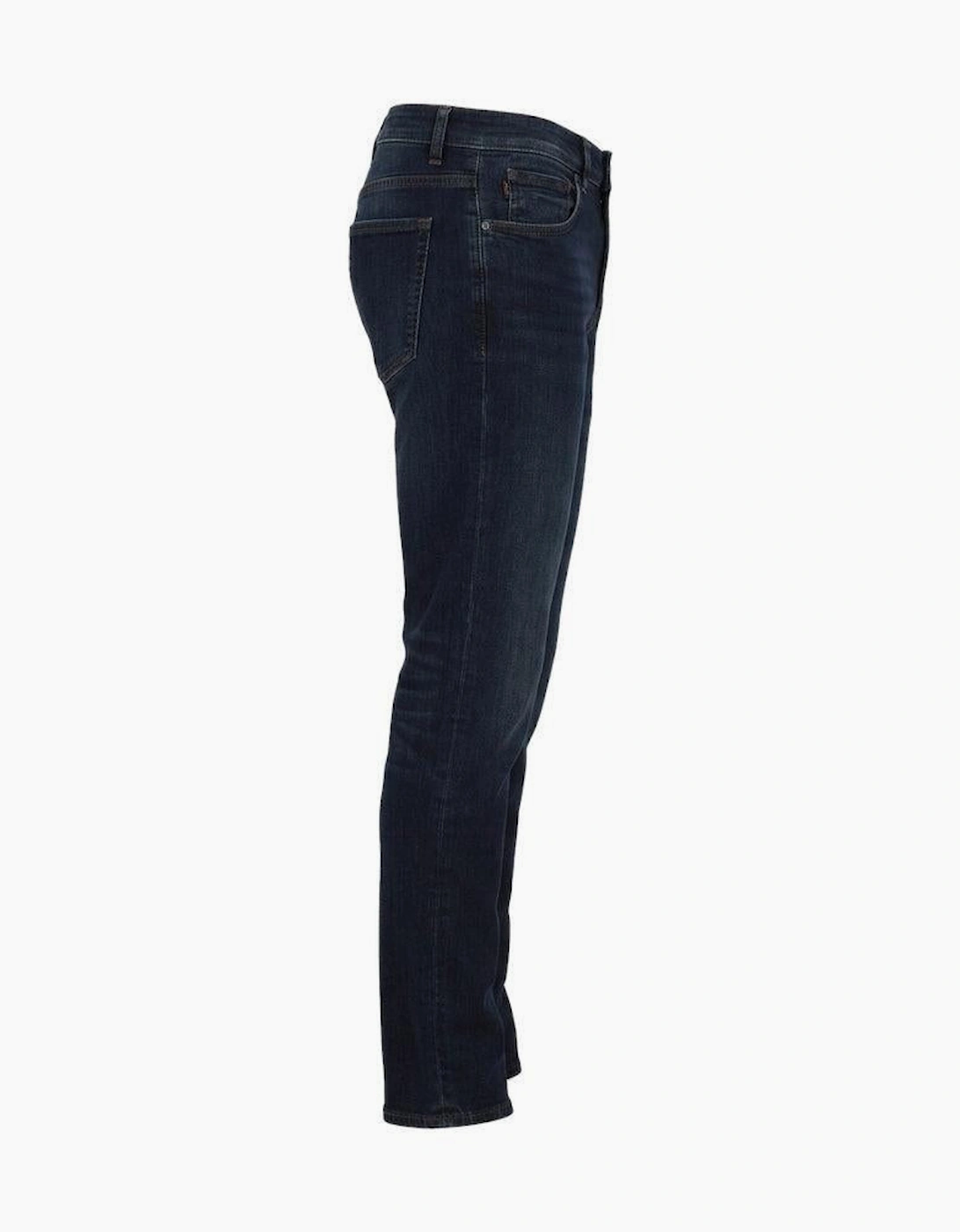 BOSS Faded Wash Jeans Dark Blue