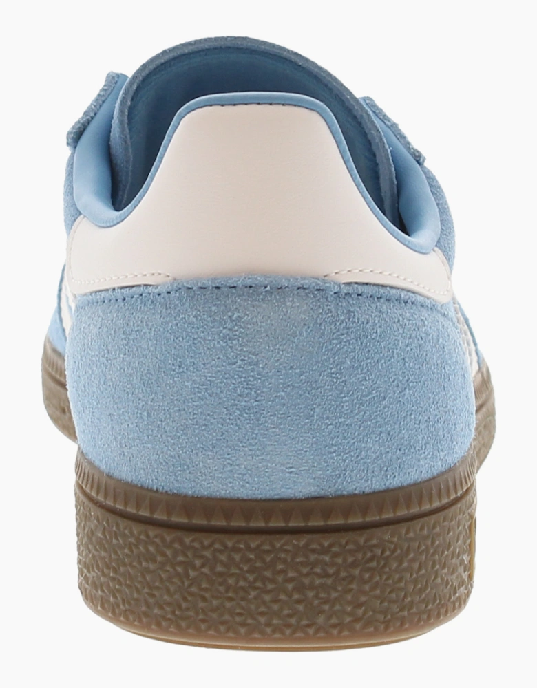 Adidas Originals Boys Trainers Spezial J Leather Lace Up light blue cloud white