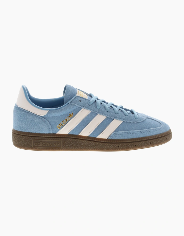 Adidas Originals Boys Trainers Spezial J Leather Lace Up light blue cloud white