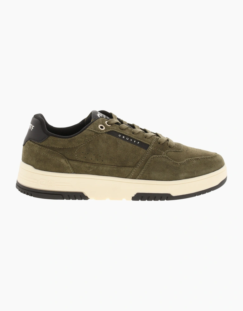 CRUYFF Mens Trainers Endorsed Sport Leather Lace Up green UK Size