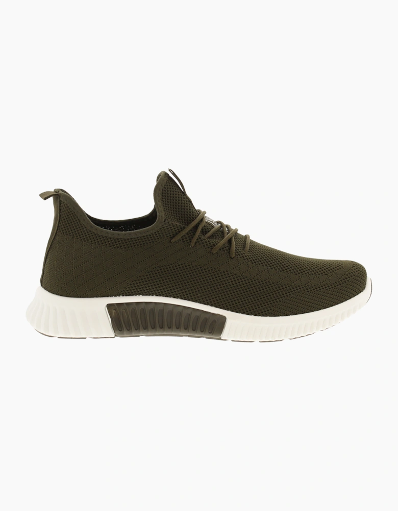 Crosshatch Mens Trainers Rideout olive UK Size