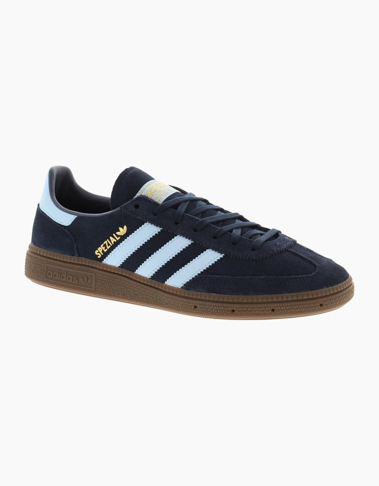 Adidas Originals Boys Trainers Spezial J Leather Lace Up collegiate navy UK Size