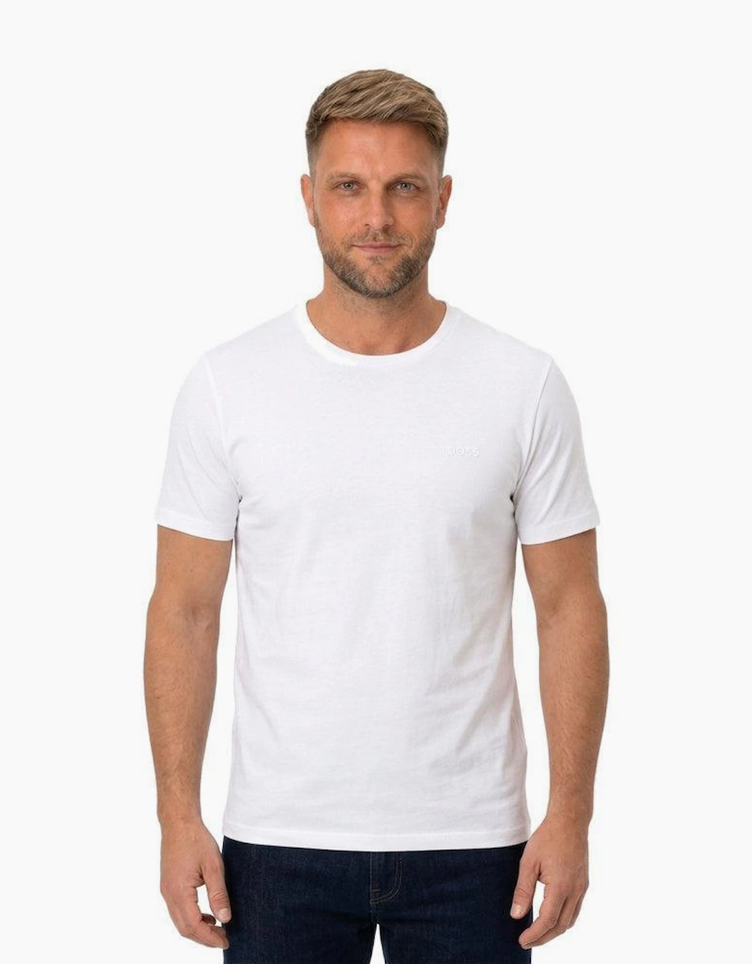 BOSS 3 Pack Classic T-Shirts White/Grey/Black
