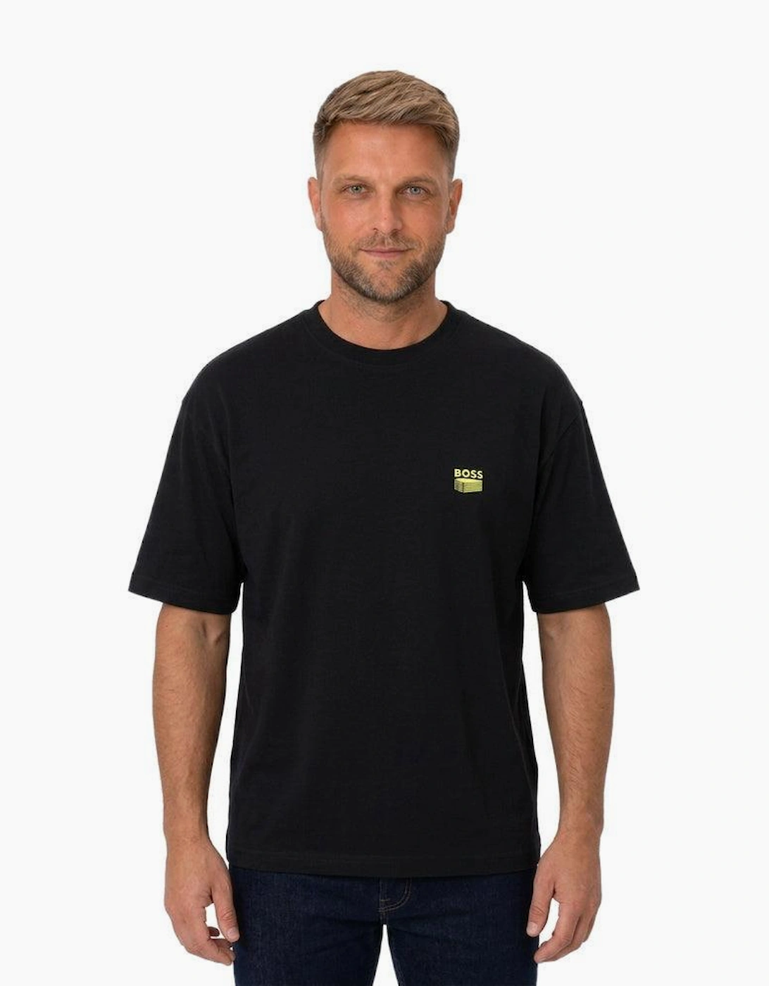 BOSS Te Brutalism Graphic T-Shirt Black