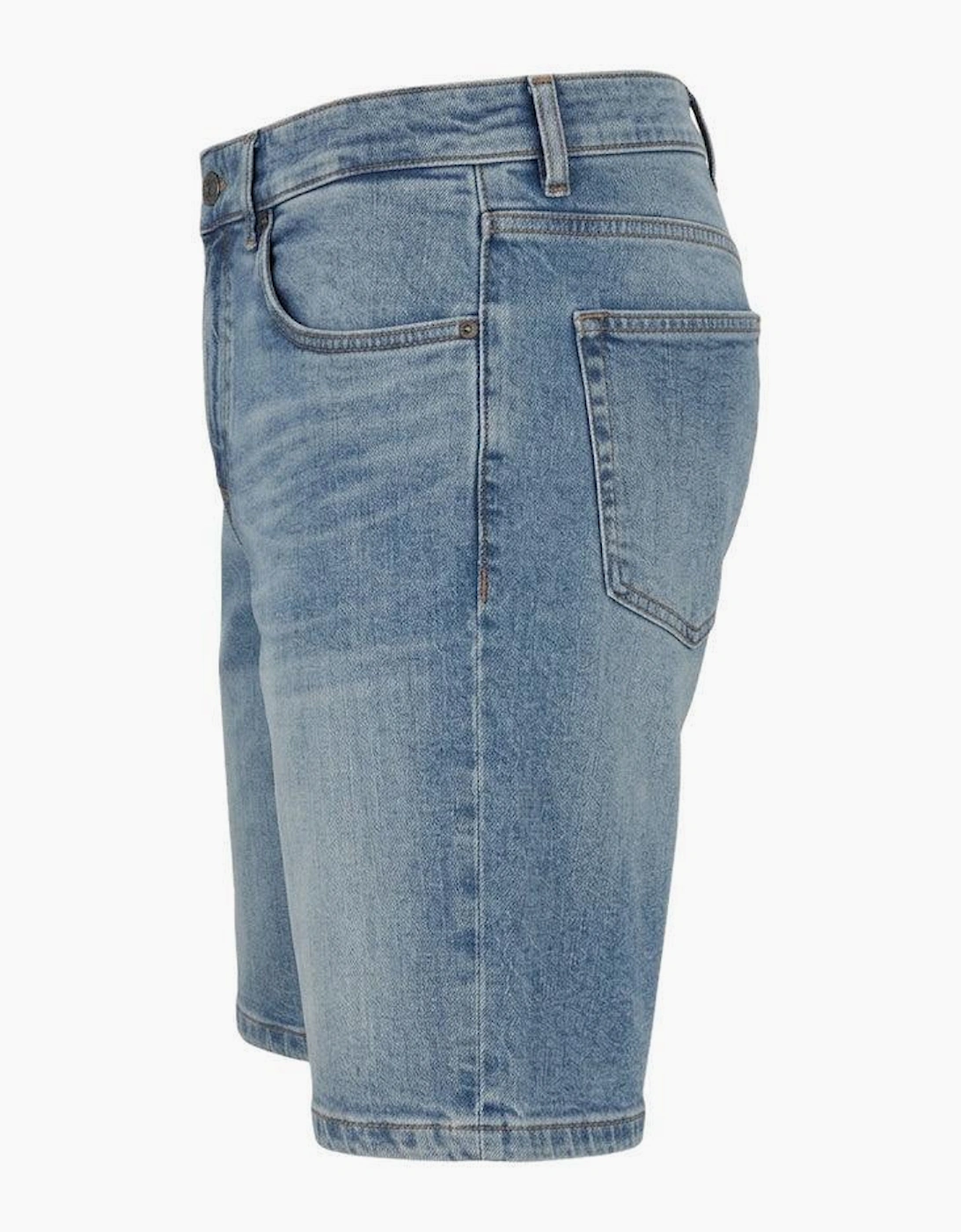 BOSS Re.Maine Denim Shorts Light Blue