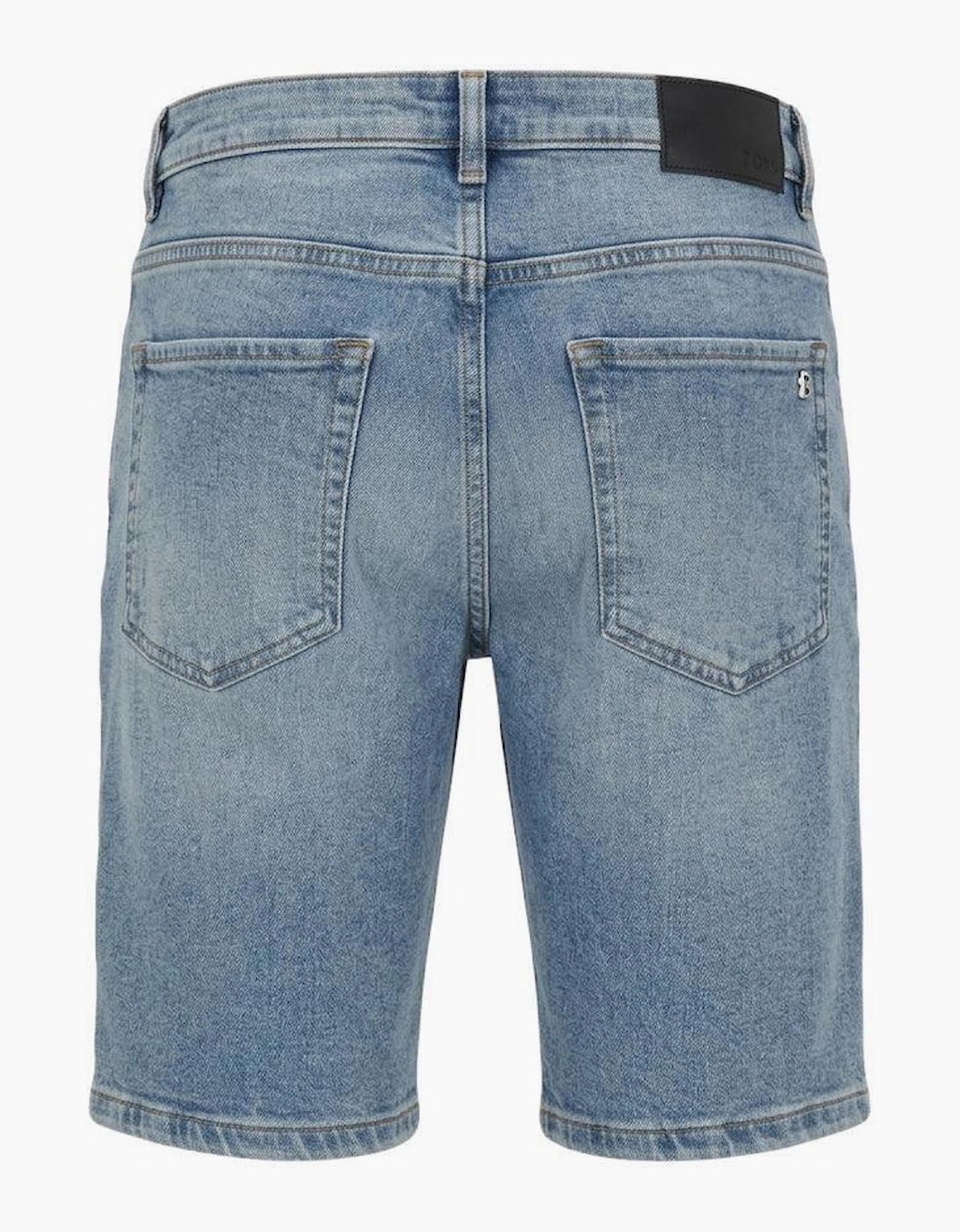 BOSS Re.Maine Denim Shorts Light Blue