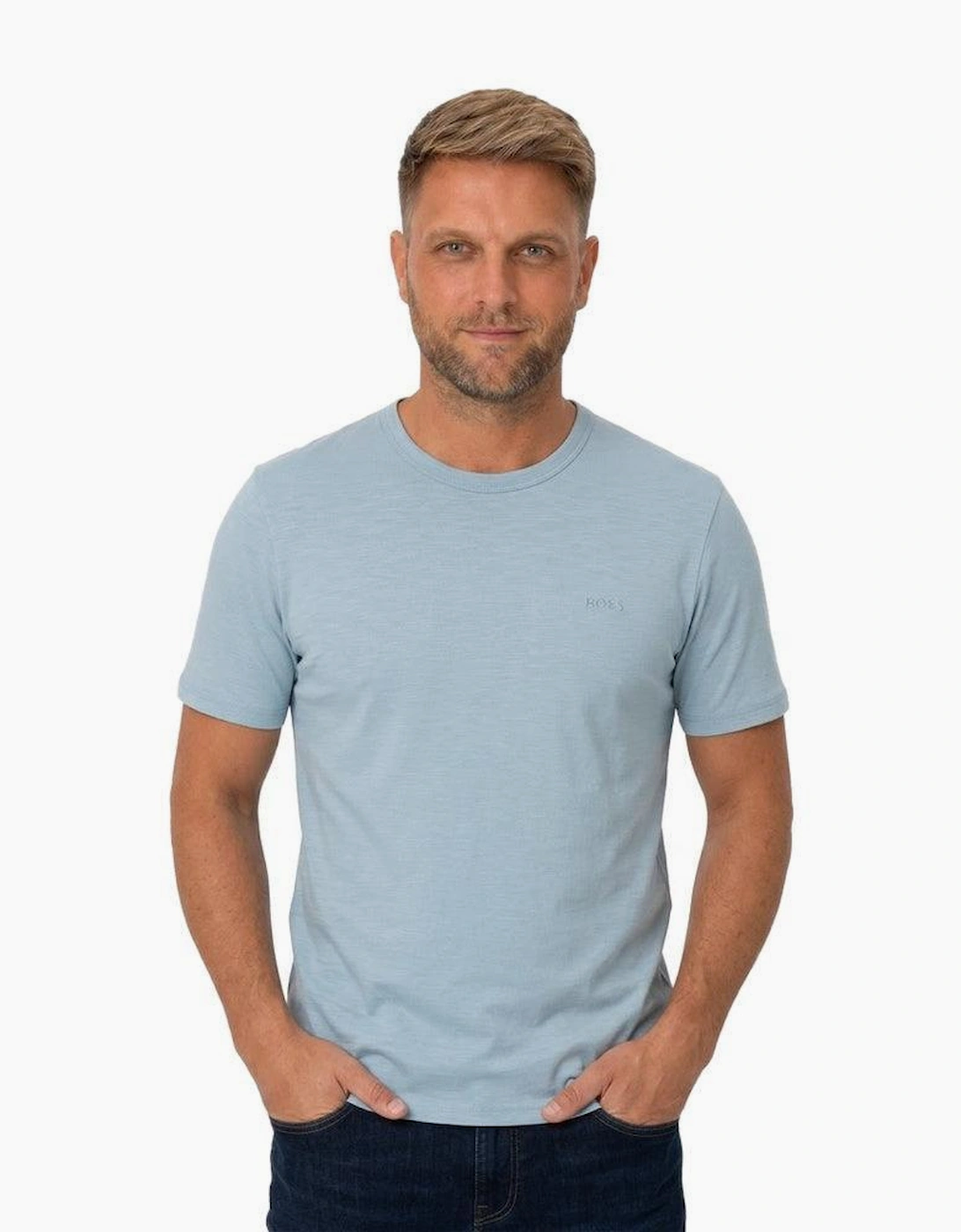 BOSS Tegood Basic T-Shirt Light/Pastel Blue