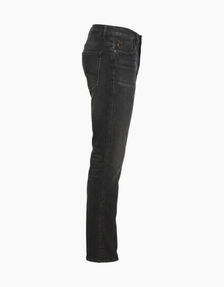 BOSS Delaware Slim Fit Stretch Jeans Black