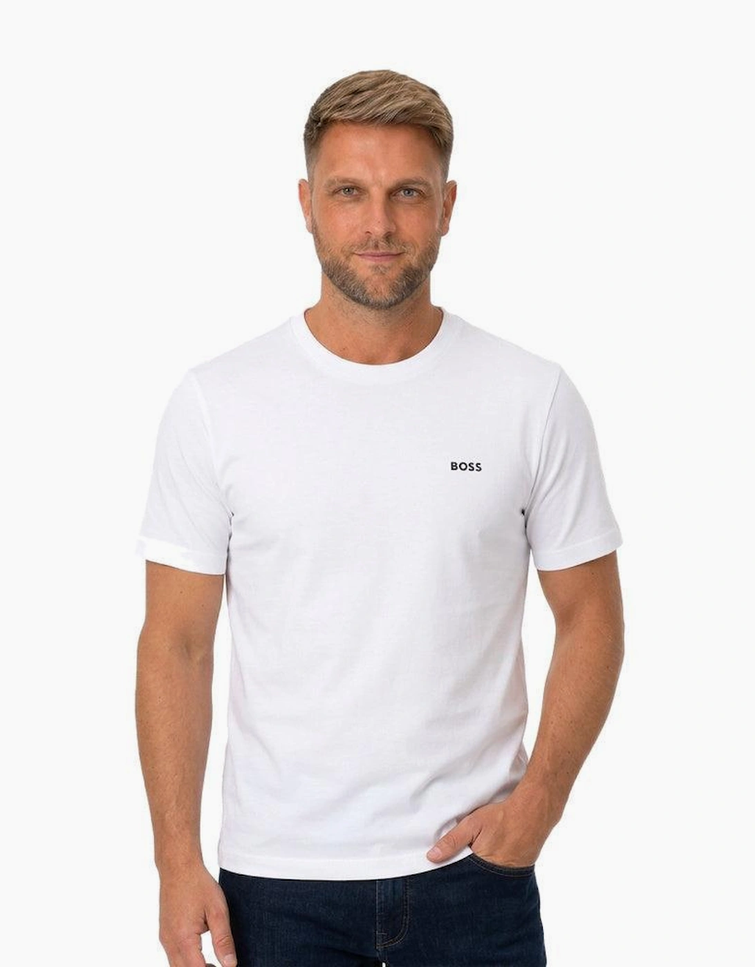 BOSS Crew Neck Tee T-Shirt White