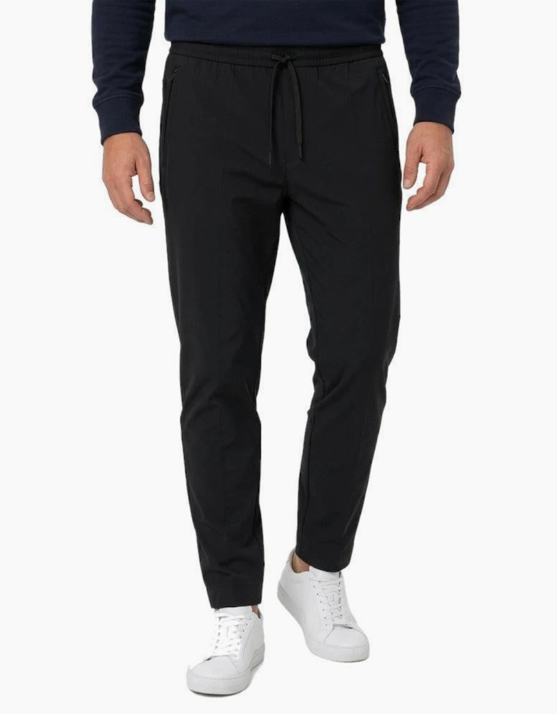 BOSS T-Flex Tapered Fit Trousers Black