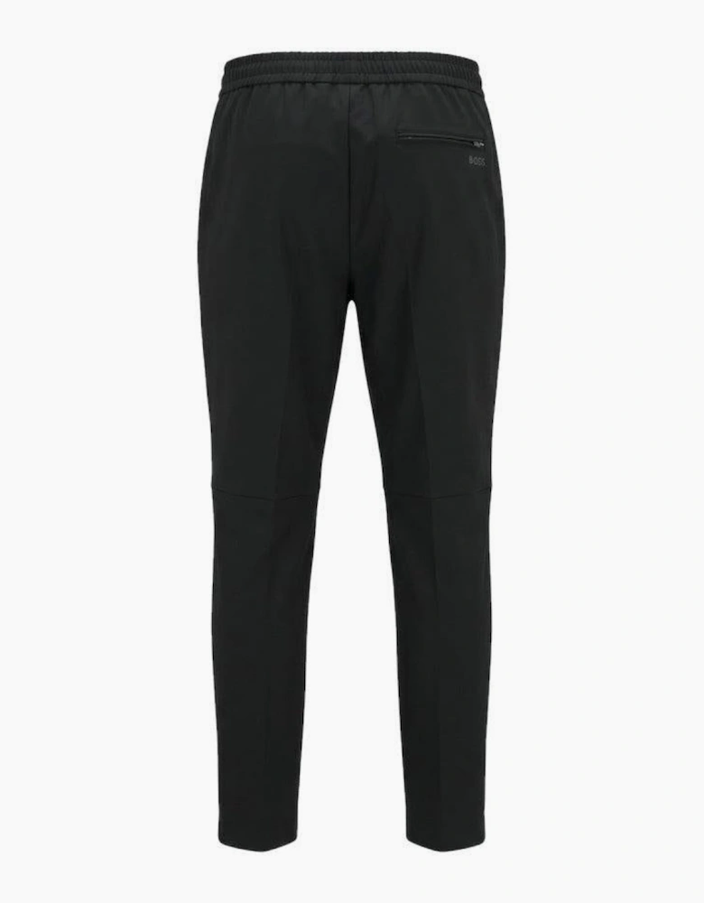 BOSS T-Flex Tapered Fit Trousers Black