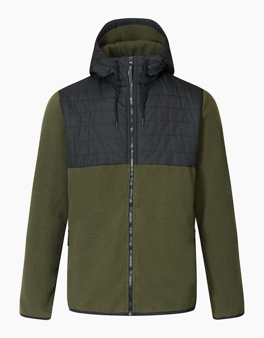 Regatta Mens Frankie Two Tone Borg Fleece Hybrid Jacket
