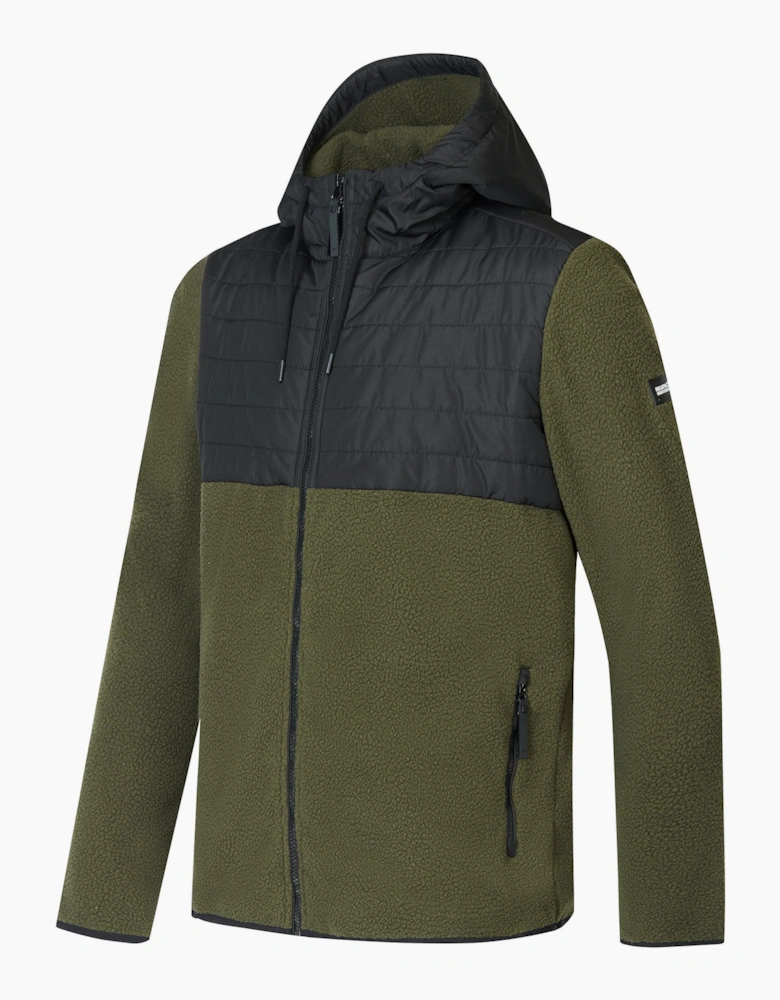 Regatta Mens Frankie Two Tone Borg Fleece Hybrid Jacket