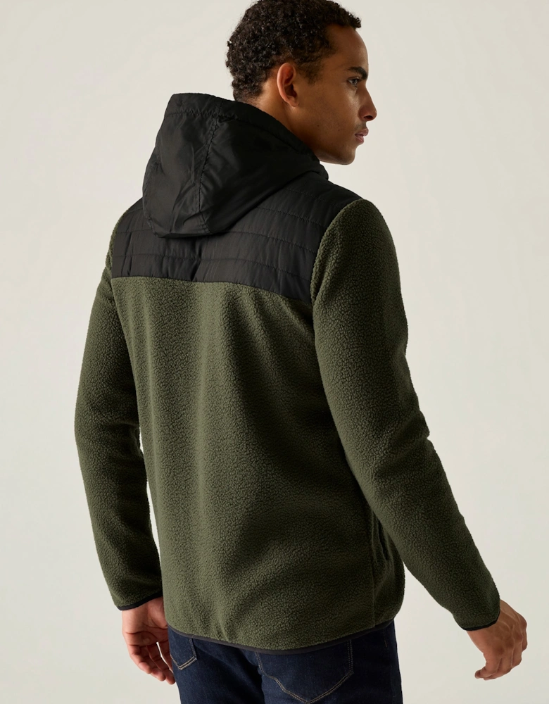 Regatta Mens Frankie Two Tone Borg Fleece Hybrid Jacket