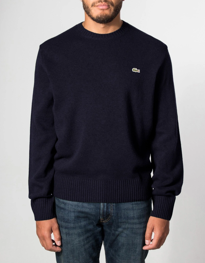 Classic Fit Wool Crewneck Jumper