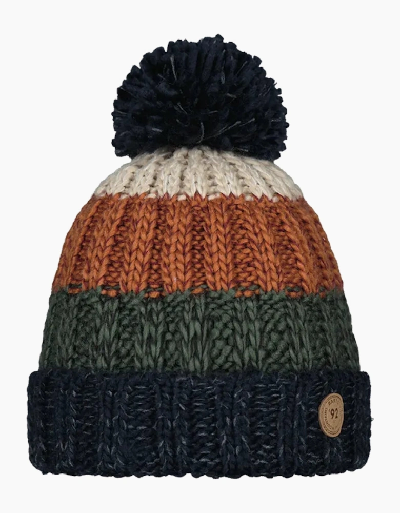 Barts Kids Wilhelm Chunky Cable Knit Bobble Hat