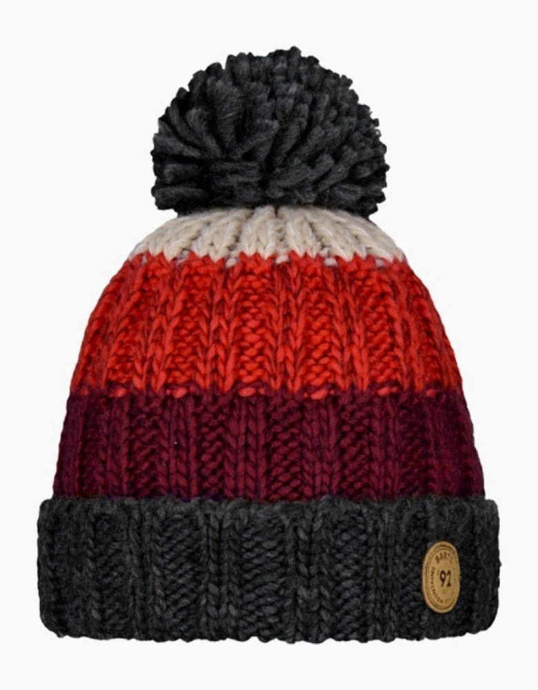 Barts Kids Wilhelm Chunky Cable Knit Bobble Hat
