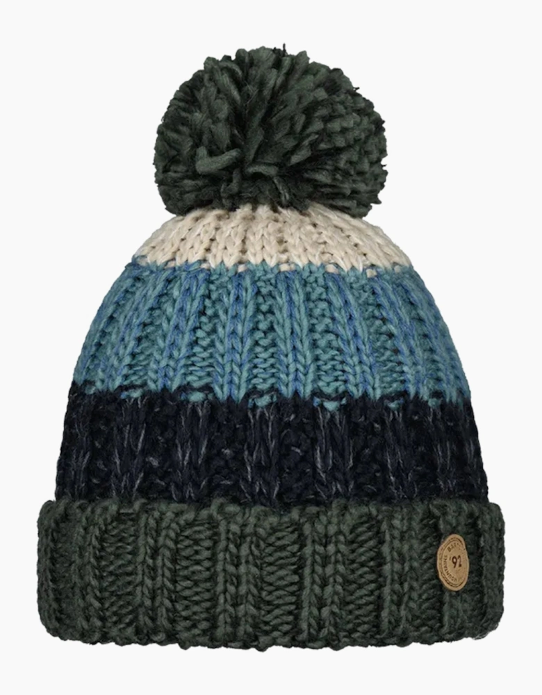 Barts Kids Wilhelm Chunky Cable Knit Bobble Hat