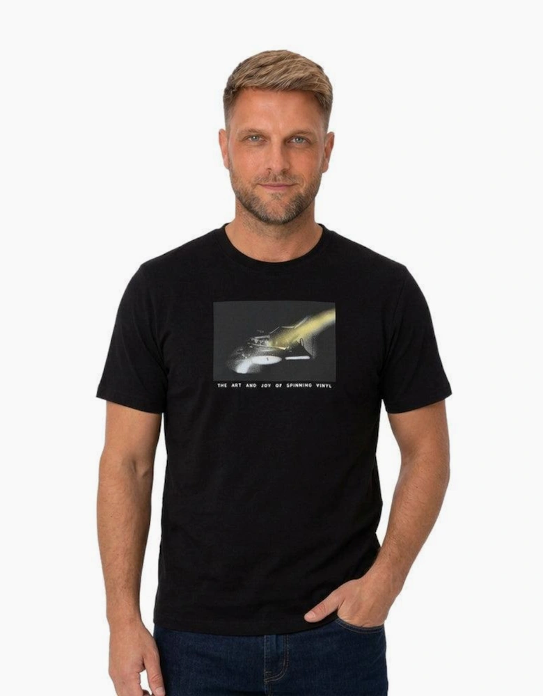 BOSS Te DJ Graphic T-Shirt Black