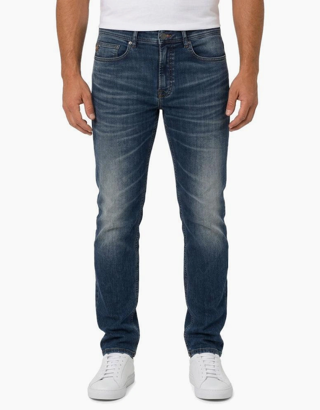 BOSS Delaware Slim Fit Stretch Jeans Dark Blue