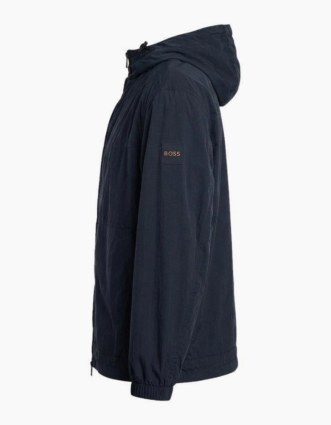 BOSS Orip Lightweight Hooded Jacket Dark Blue