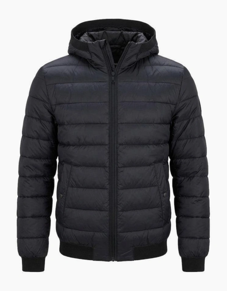 BOSS Odenis Hooded Padded Jacket Black