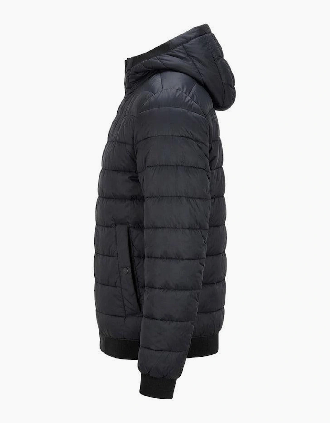 BOSS Odenis Hooded Padded Jacket Black