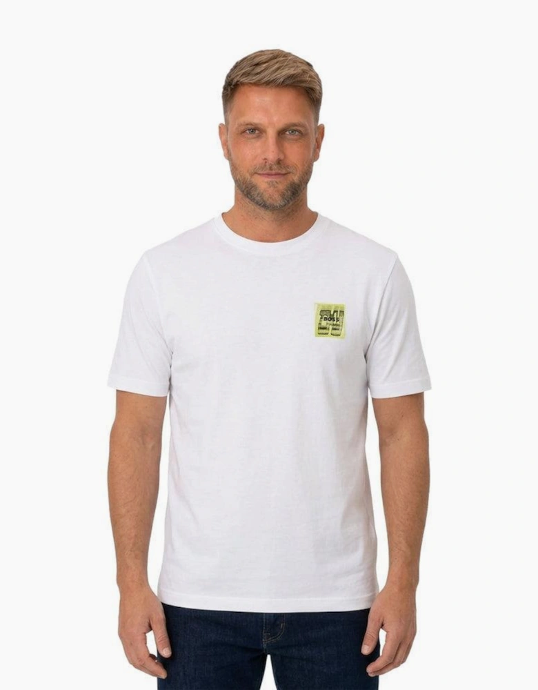 BOSS Te Movement Graphic T-Shirt White