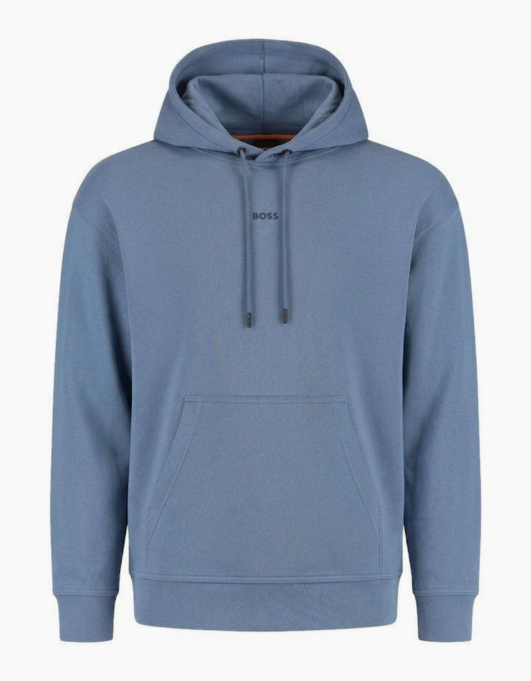 BOSS WeSmall Logo Hoodie Open Blue