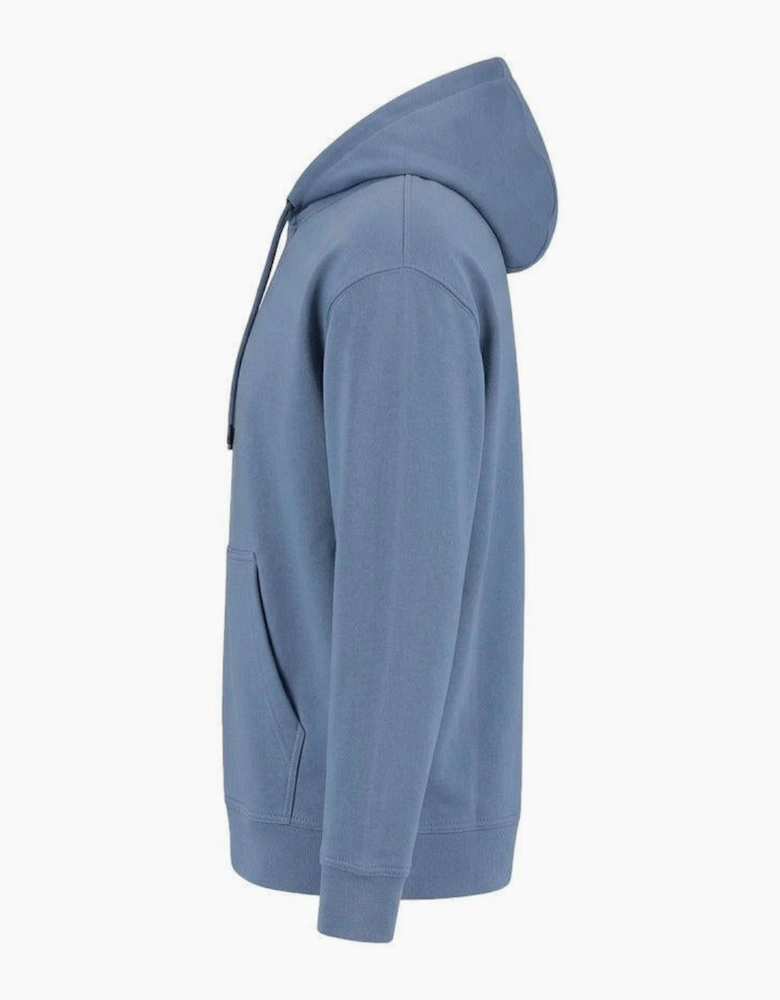 BOSS WeSmall Logo Hoodie Open Blue