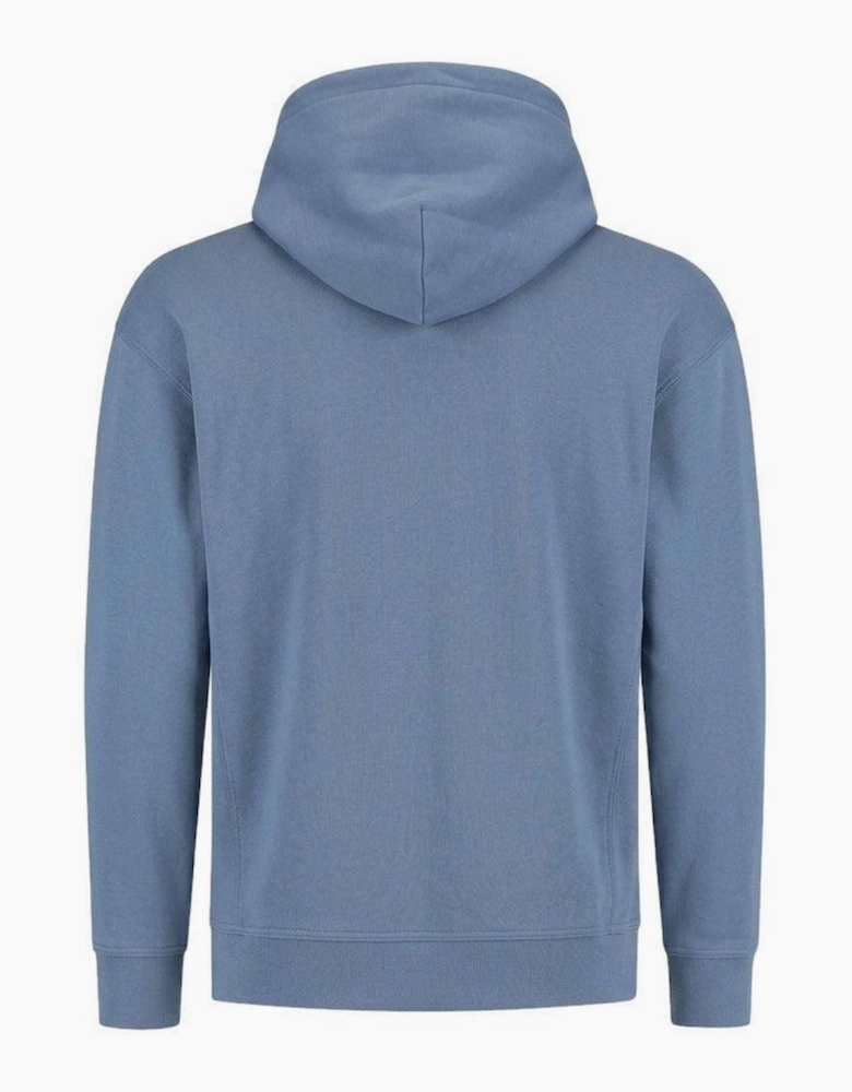 BOSS WeSmall Logo Hoodie Open Blue