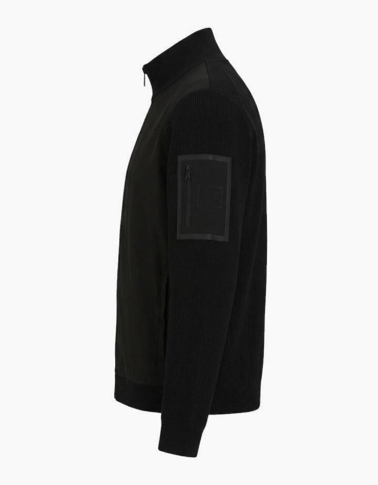 BOSS Momentum-X Knitted Hybrid Jacket Black