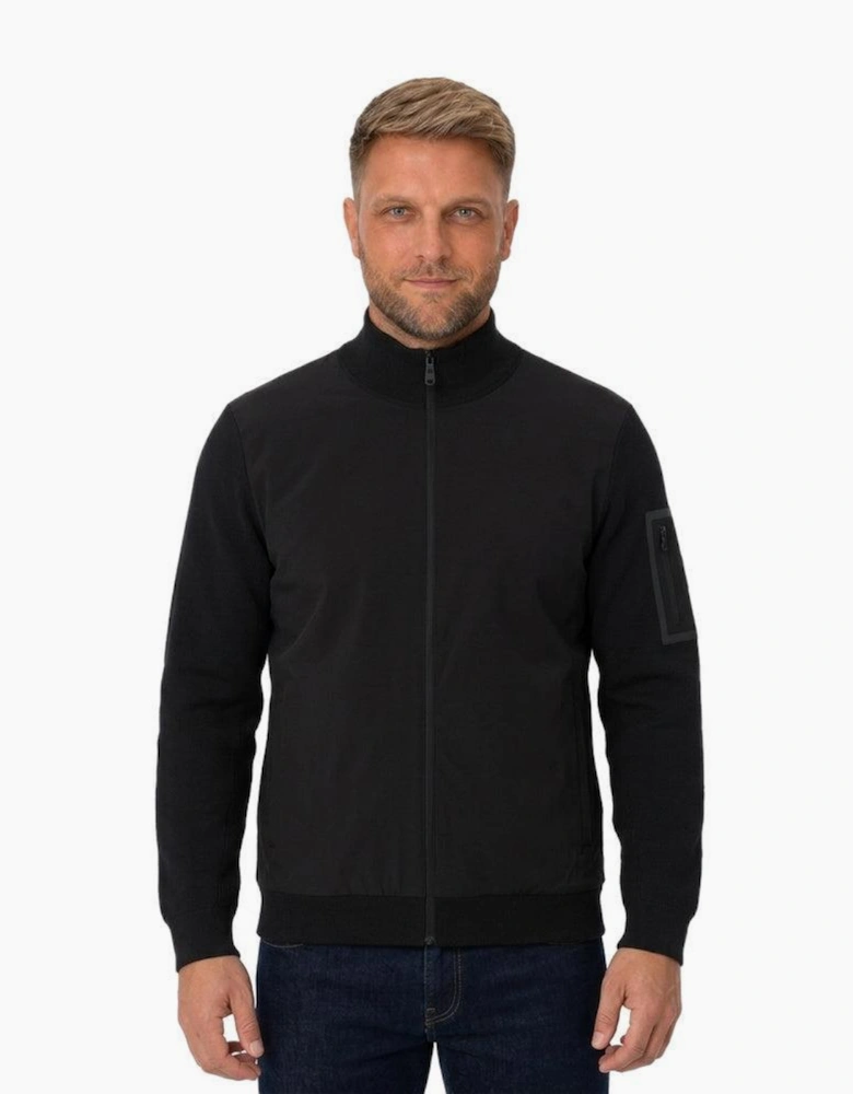 BOSS Momentum-X Knitted Hybrid Jacket Black