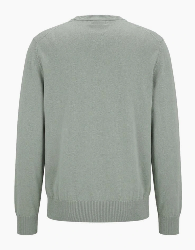 BOSS Kanovano Crew Neck Jumper Light Green