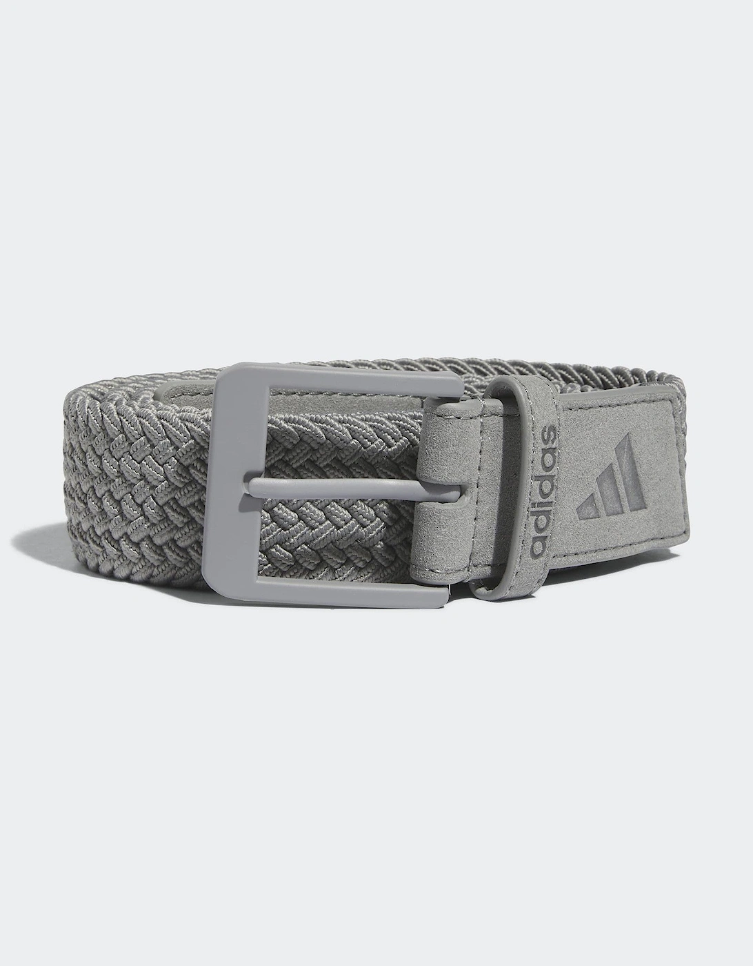 Adidas Golf Braided Stretch Straight Belt Grey