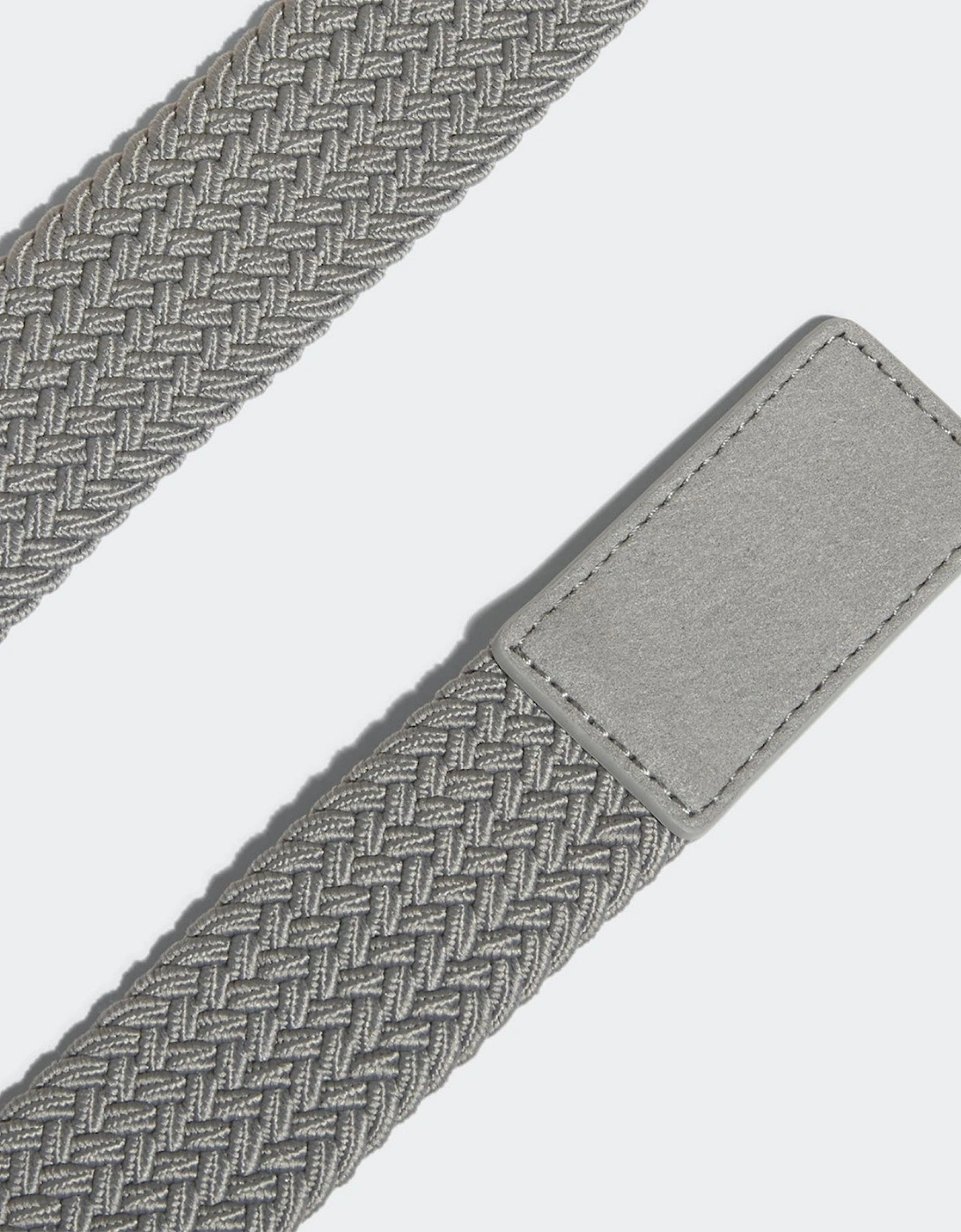 Adidas Golf Braided Stretch Straight Belt Grey