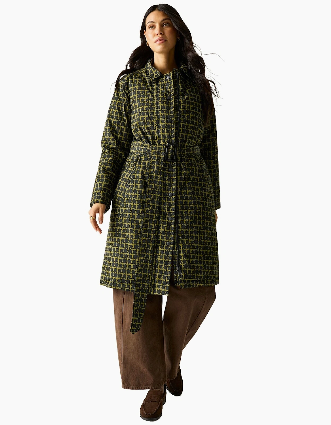 Regatta Womens Orla Kiely Belted Waterproof Jacket