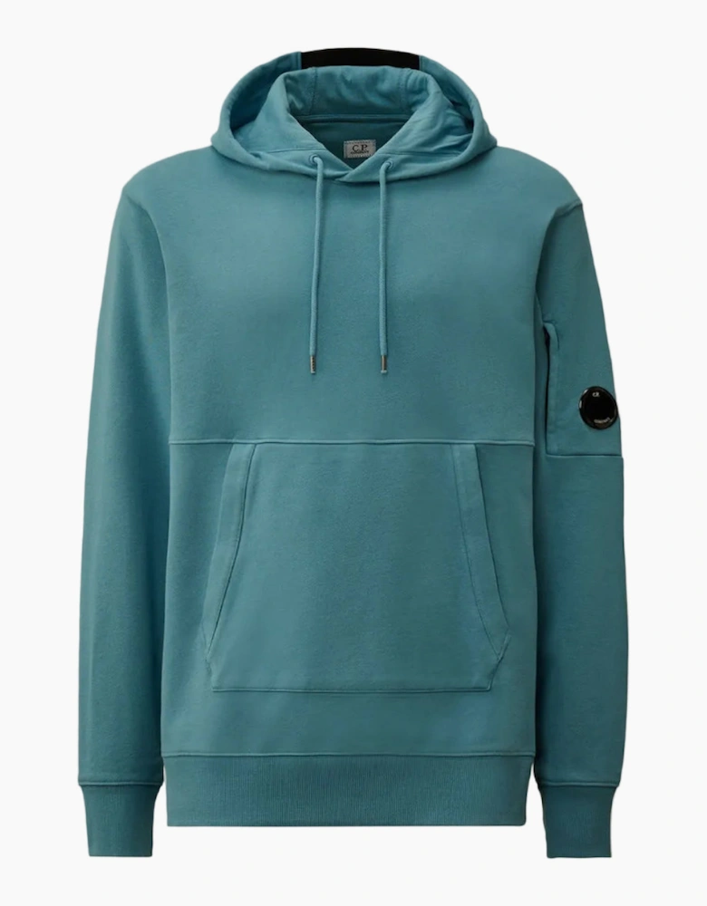 Diagonal Raised Fleece Lens Hoodie