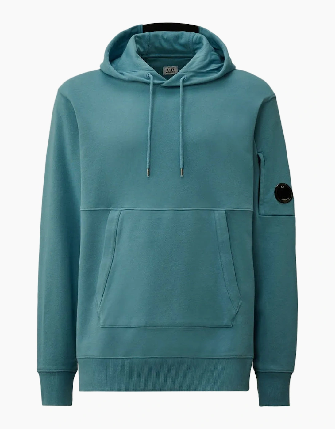 Diagonal Raised Fleece Lens Hoodie