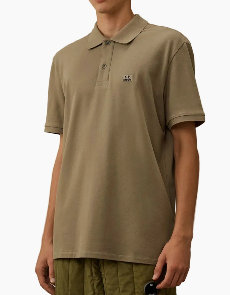 Stretch Piquet Logo Patch Polo