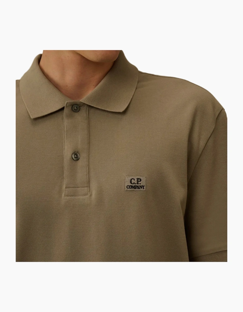 Stretch Piquet Logo Patch Polo