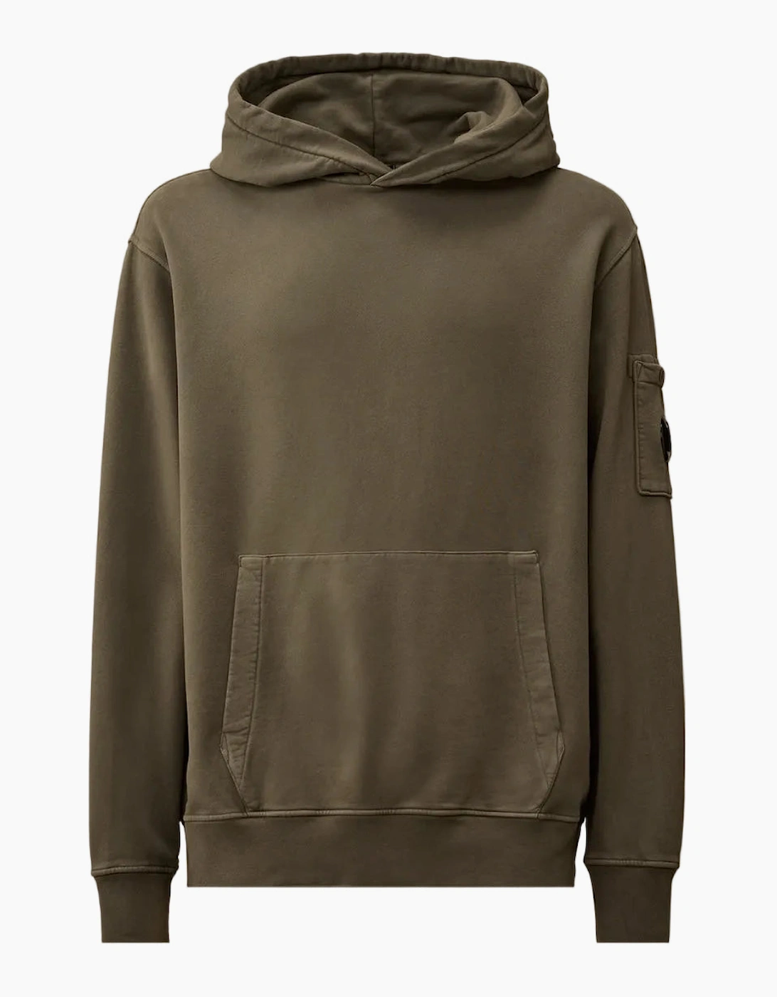 Resist Dyed Brushed Fleece Lens Hoodie