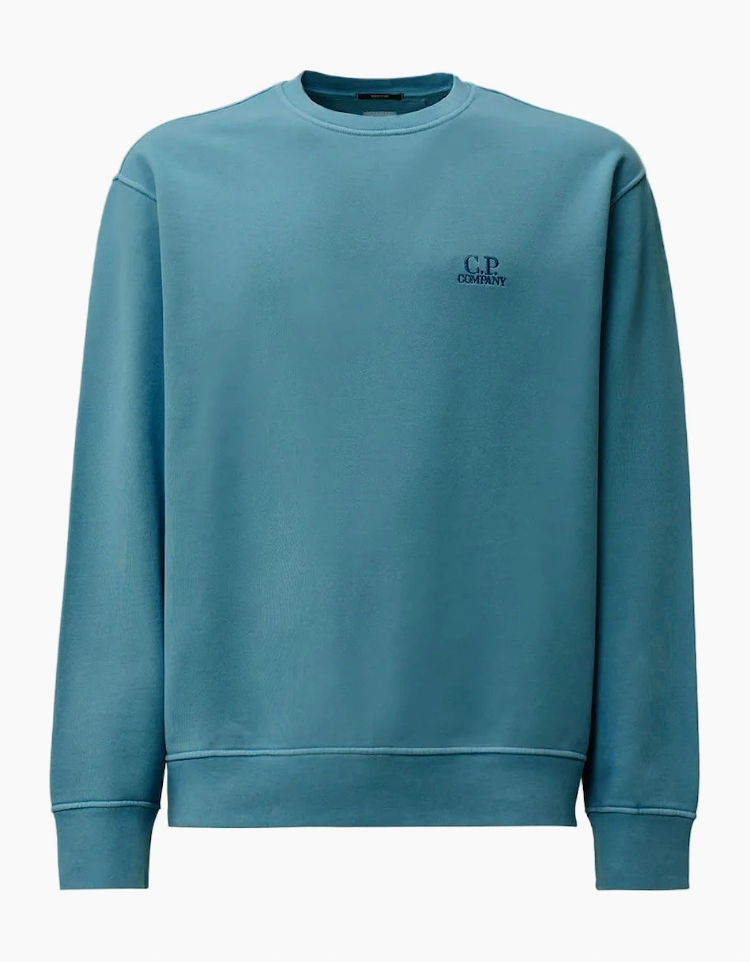 Resist Dyed Brushed Fleece Logo Sweat