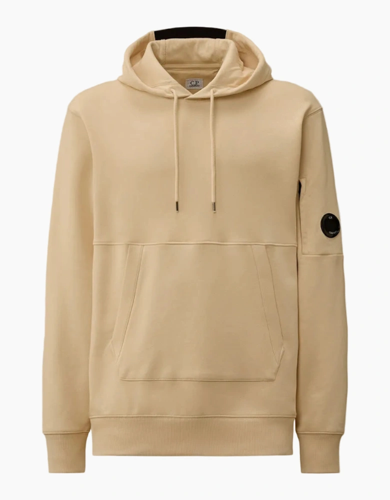 Diagonal Raised Fleece Lens Hoodie