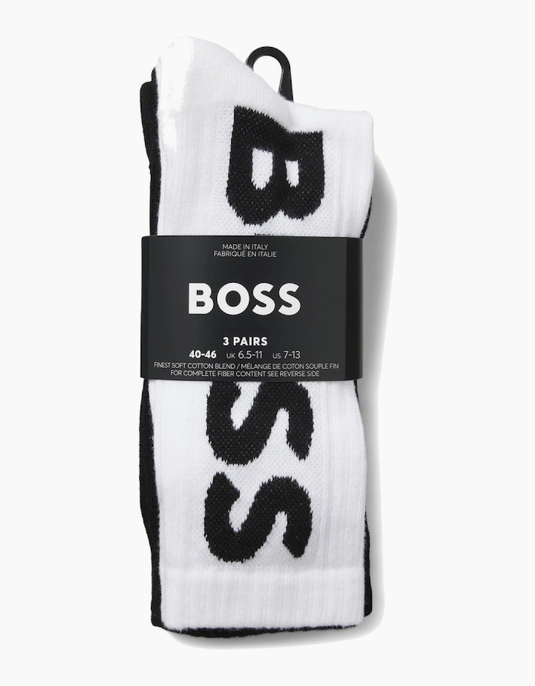 BOSS 3 Pack Sport Socks Black