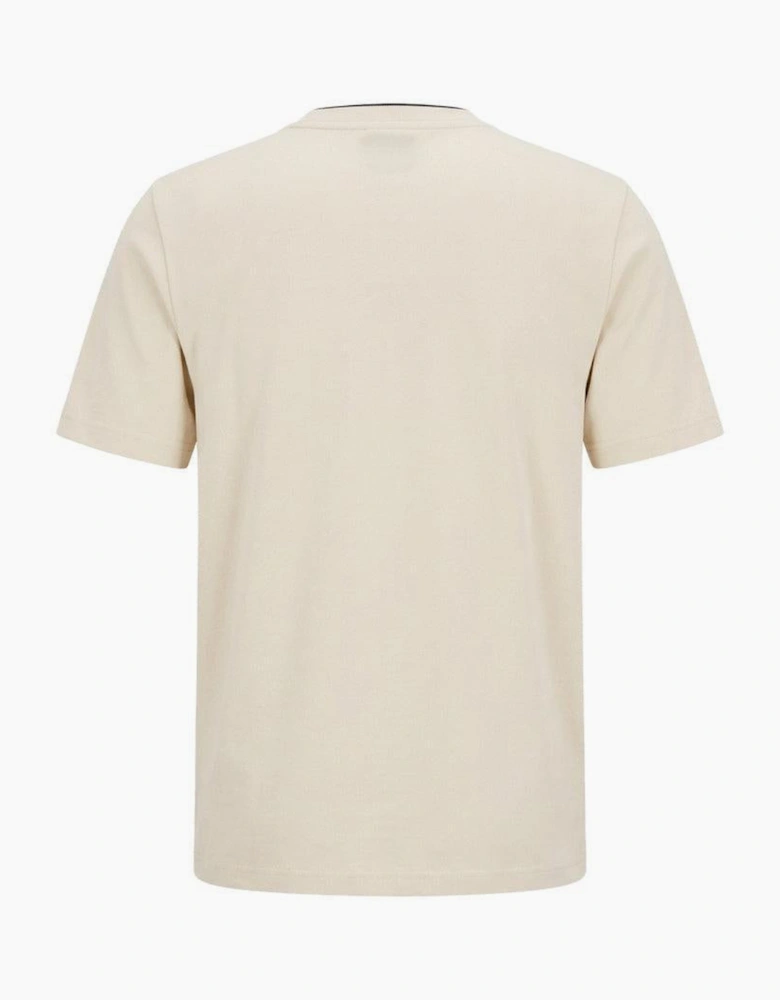 BOSS Pique Taddy T-Shirt Light Beige