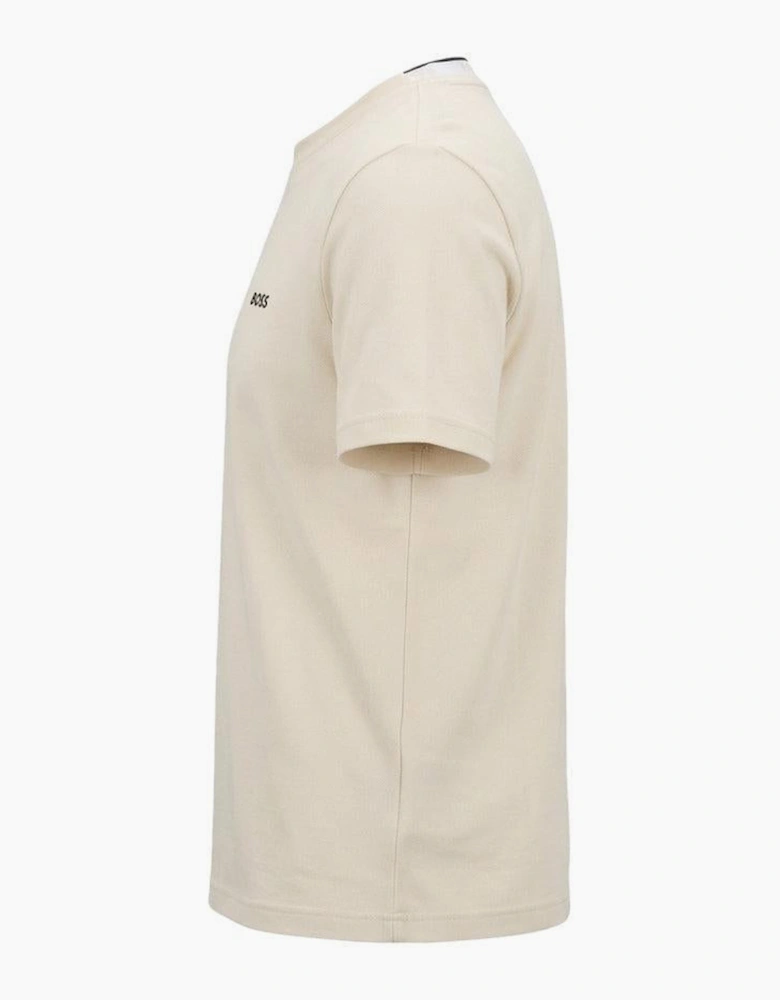 BOSS Pique Taddy T-Shirt Light Beige