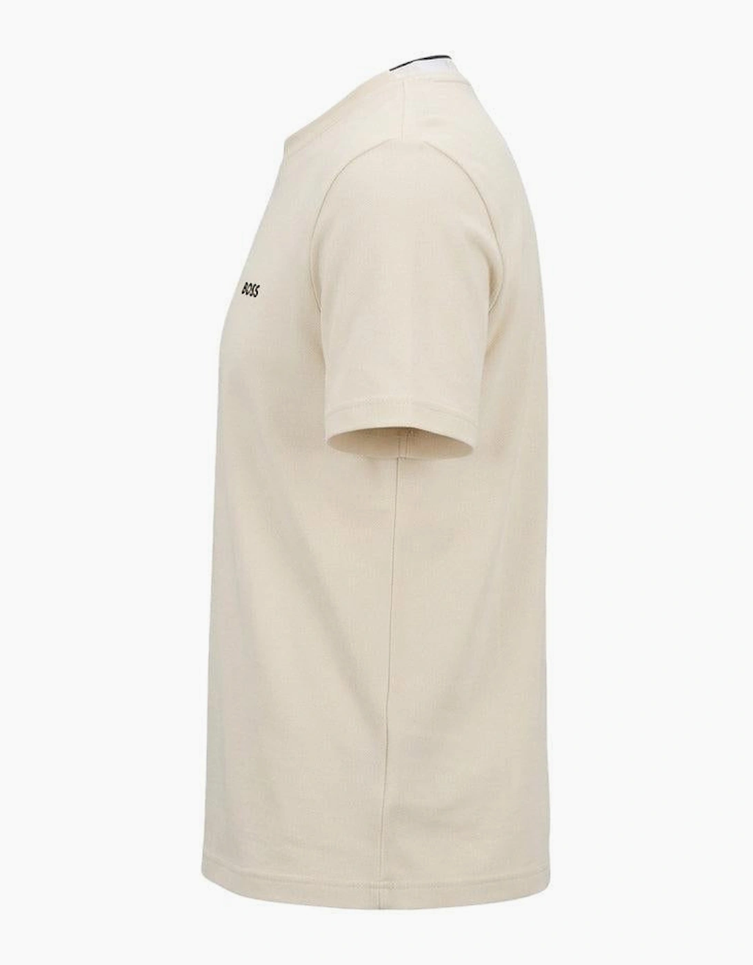 BOSS Pique Taddy T-Shirt Light Beige