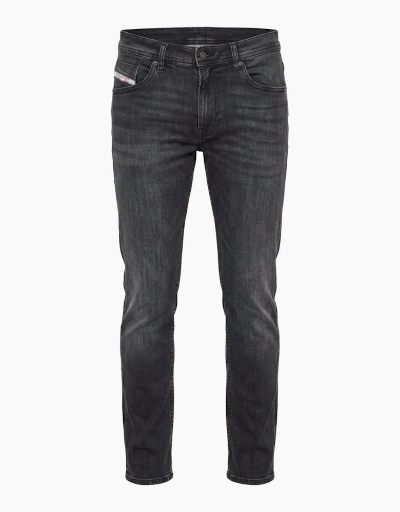 Diesel Tommer-R Black Faded Denim Pants