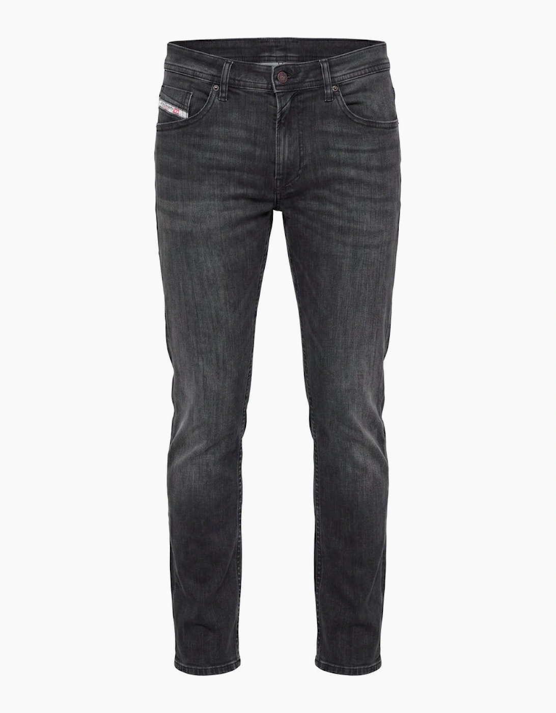 Diesel Tommer-R Black Faded Denim Pants